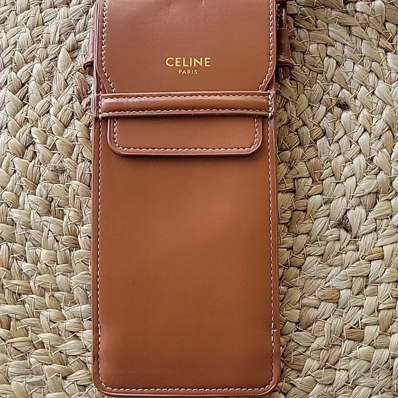 Celine Leather Phone Sunglass Case Luxury Designer - Picture 4 of 13